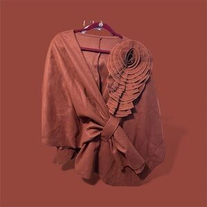 SHEIN Curve Rich Brown Garment